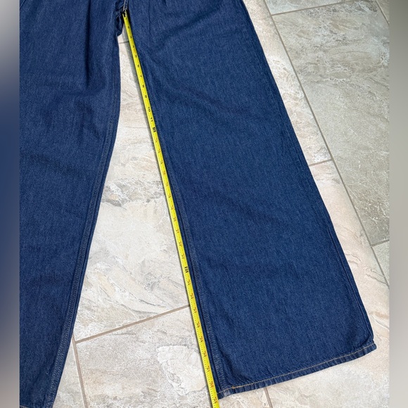 Levi's Baggy Dad Wide Leg Denim Jeans - Size 27 - Picture 3 of 7